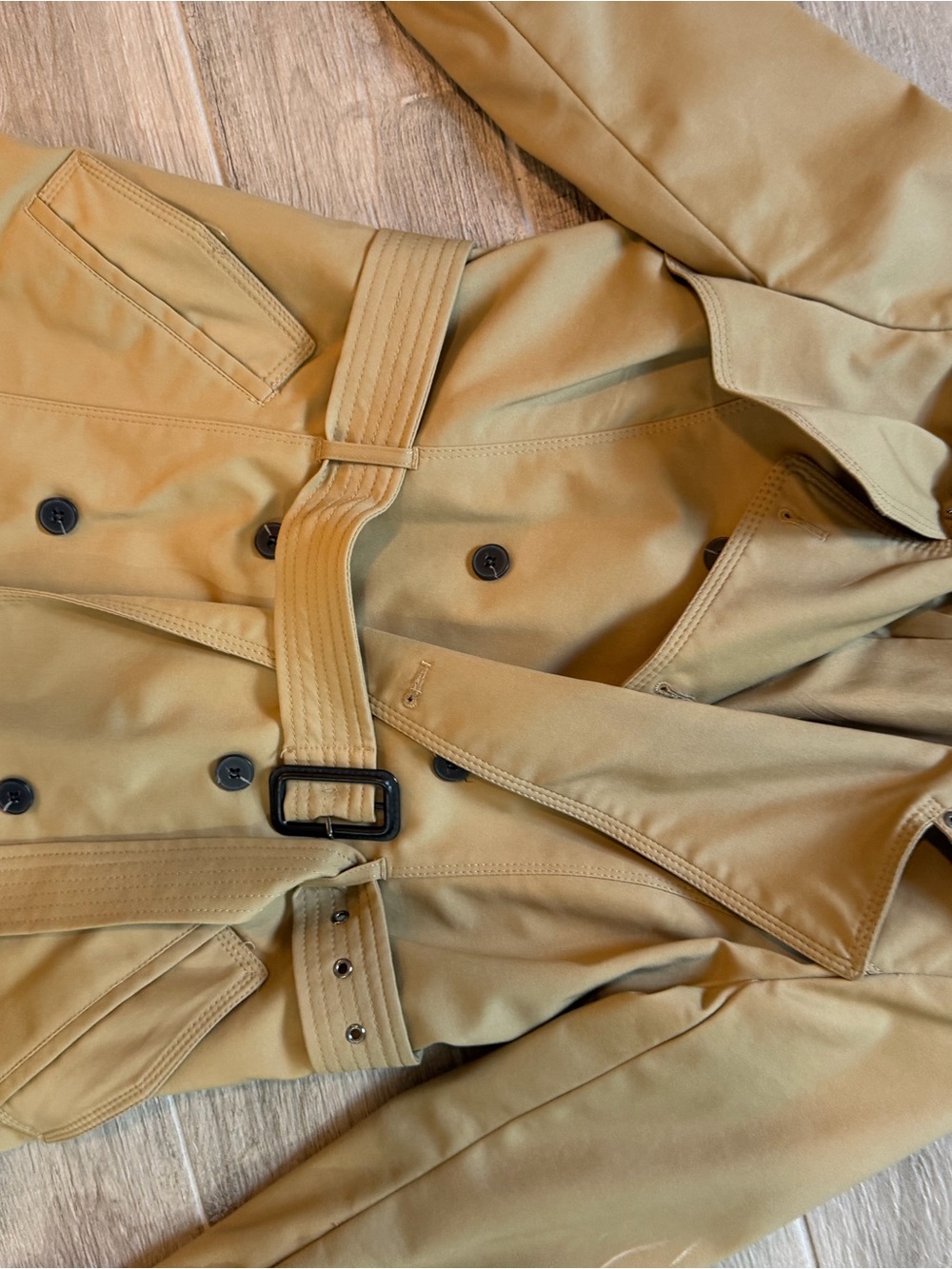 Carolina Belle Tan Trench Coat - Picture 2 of 5